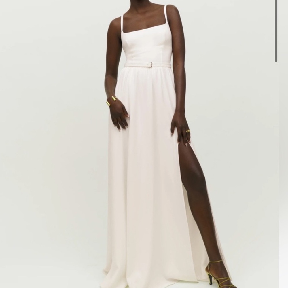 Reformation Ivory Maxi Florina Dress - Picture 6 of 10